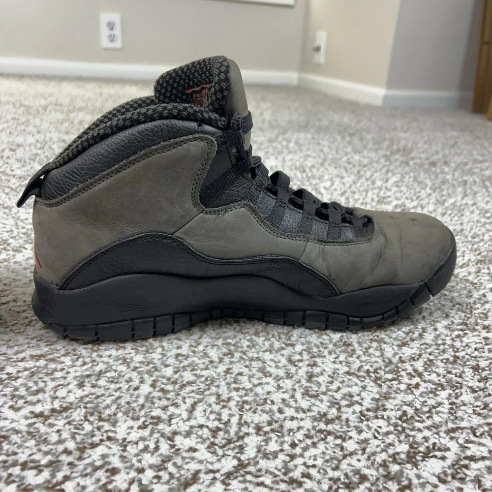 Jordan Shoes Mens Size 11 Gray‎ Air Jordan 10 Retro Shadow Basketball Sneakers